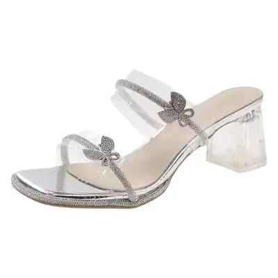 Transparent Crystal High Heel Slippers Fairy 2025