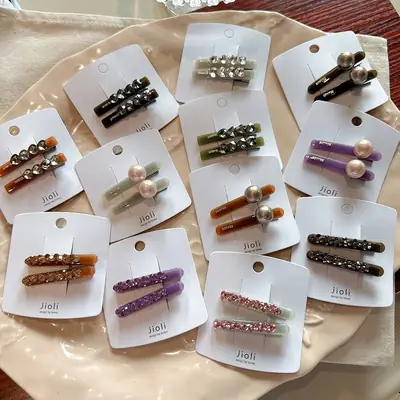 Pearl Clip for Hairpin & Bangs Set