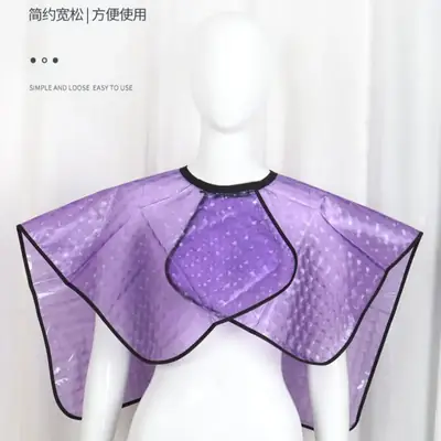 Purple Hair Dye Shawl for Salon Use