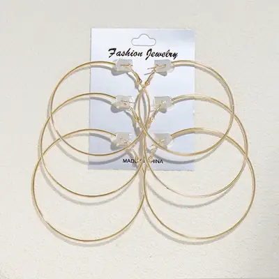 Joker Earrings Women Gold Plated Slimming Set