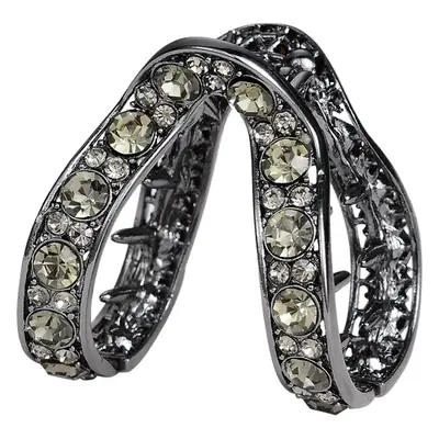 Women's Anti-Collapse Hairpin with Crystal Clasp