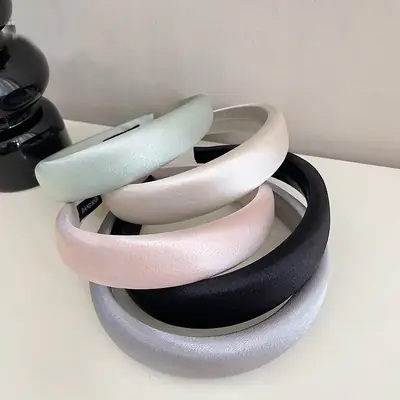 French Style Satin Hair Hoop Women's 2024 New