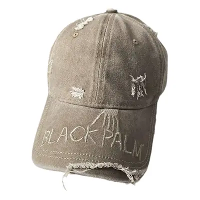 Women Wide Brim Japanese Style Cap Blue Black Hole