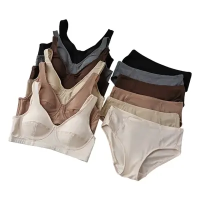 Non-Steel Cup Bra Mulberry Silk Cool Sense Women