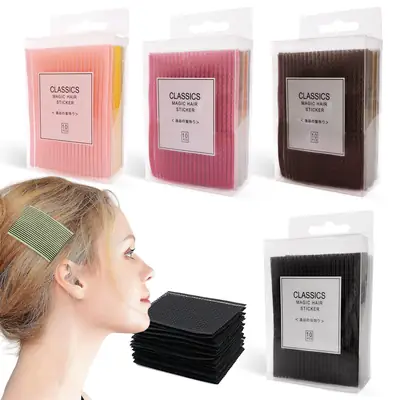 Colorful Broken Hair Stickers for Girls 6 Pcs
