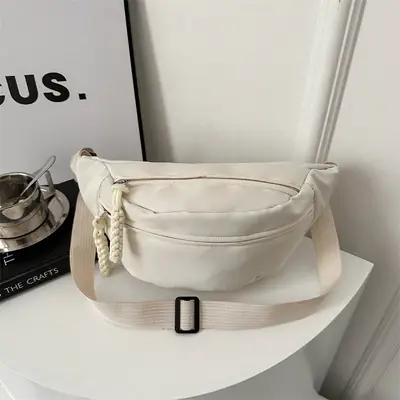 Blue Korean Style Crossbody Bag 2024 Spring