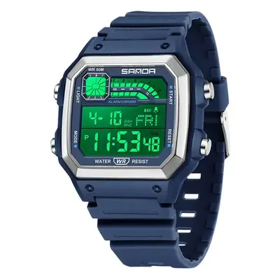 Sanda Waterproof Square Watch for Men Women 2024
