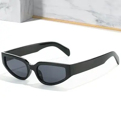 2024 White Retro Cross-Border Sunglasses for Women
