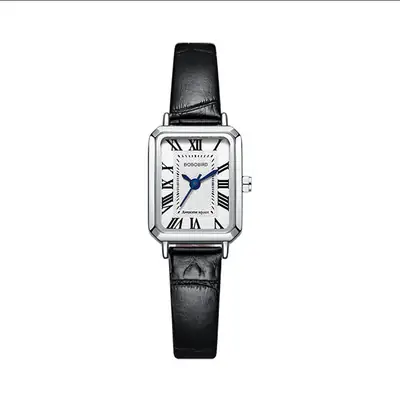 Classic Square Watch Women Pink Sleeve