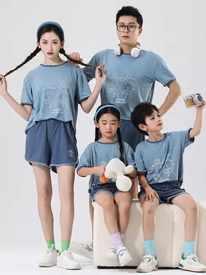 Boys Blue Graphic T-Shirt Shorts Set 2026