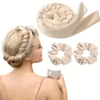 Hot Selling Velvet Bow Curling Hair Stick Set