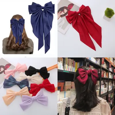 New Mermaid Bow Hairpin for Women's Head Clip