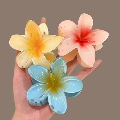 Plumeria Hair Clips Women 2025 New High-End Clip