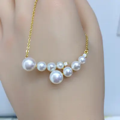 Zhuji Natural Pearl Pendant Multi-Bead Balance Series