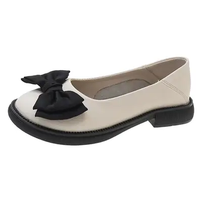 Women's Black Bow Slip-On Flats 2025