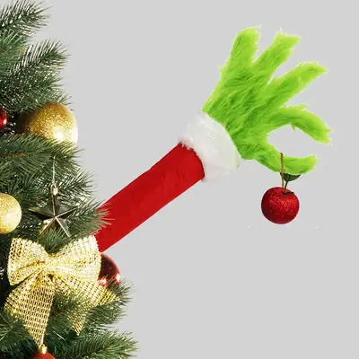 Christmas Hair Monster Arm Pendant Green Decoration