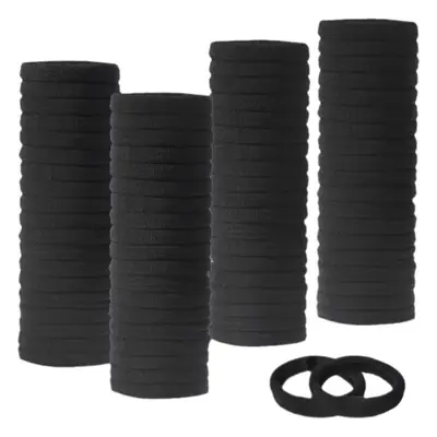 100 Pack Korean Style Hair Rings with High Elasticity