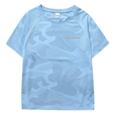 Children's Blue Mesh T-Shirt Quick Dry