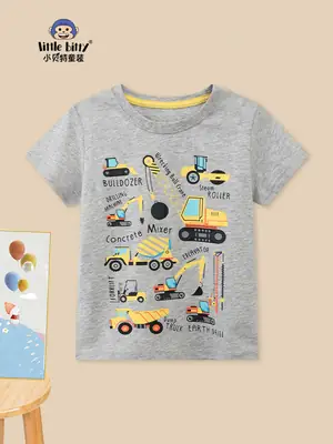 Factory Customized Boys T-Shirt 2025 Printed Cotton Summer