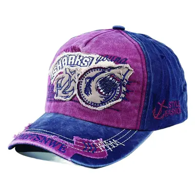 Vintage Embroidered Baseball Cap for Men with Washed Design