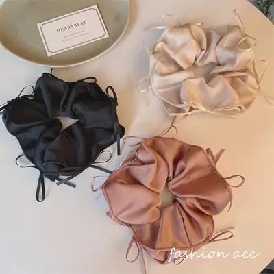 Girls Hair Rope Bow Intestine Hair Ring Sweet Elegant