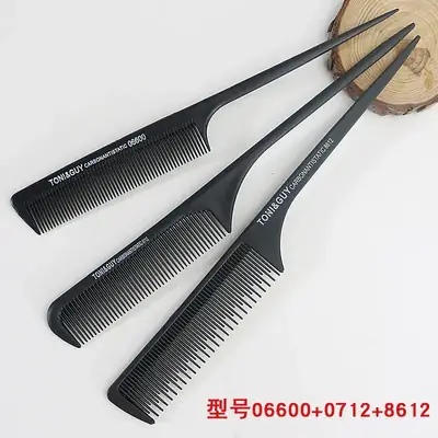 Pointed Carbon Fiber Hair Comb Professional Use