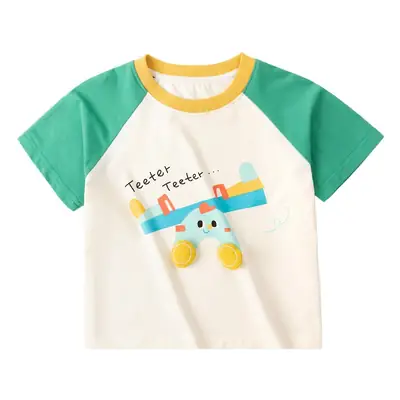 Dudu Boys T-shirt Pink Sleeve Summer New Baby T-shirt