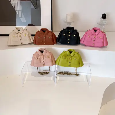 Pink Crossbody Bag for Girls with Hat and Backpack