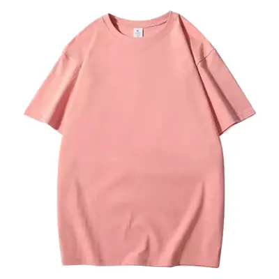 Black Heavy Combed Cotton Round Neck T-Shirt