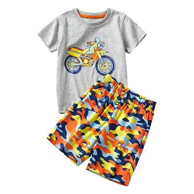 Children's Camouflage Short-Sleeve Suit 2025 Summer