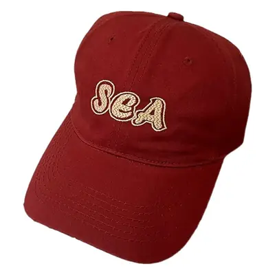 Women's Green Sea Embroidered Baseball Cap