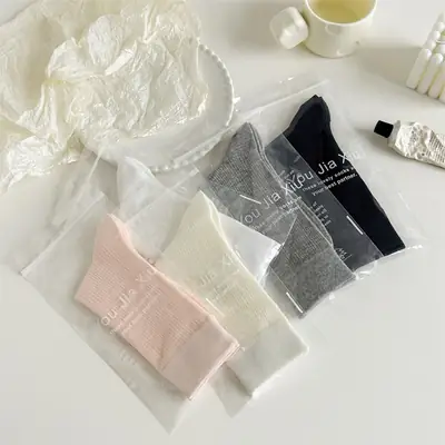 YOUJIAXIU Spring and Summer Thin Women's Pile Socks Hollow All-match JK Socks Ins Boneless Sweet Mid-tube Women's Socks