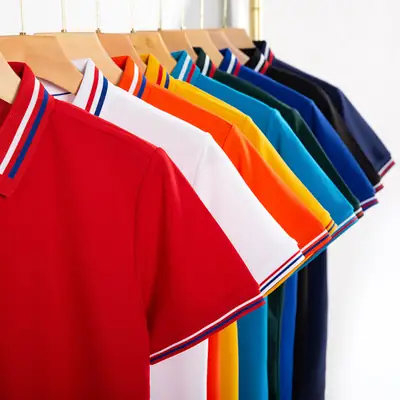 Men's Navy Blue Pure Cotton Polo Shirt Short Sleeve