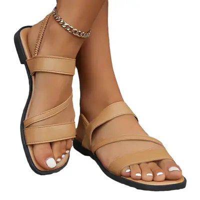 Women Cross-Border Roman Sandals Plus Size 2025