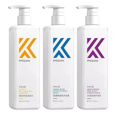 Shimori Mountain Spring Fluffy Shampoo Anti-Dandruff Oil Control Perfume Fragrance Long-Lasting Fragrance Silicone-Free Shower Gel Set