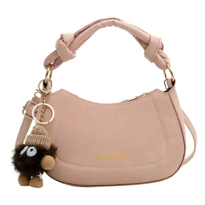 Pink Korean Style Shoulder Crossbody Bag for Women