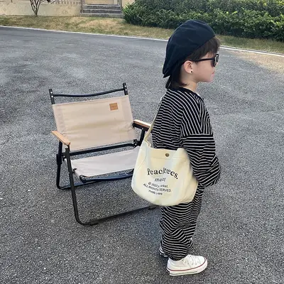 New Children's Canvas Bags with Cool Letters