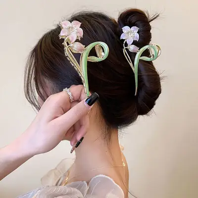 Face Flower Hairpin Women's 2023 New
