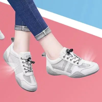 Women Mesh Casual Shoes White Summer 2024