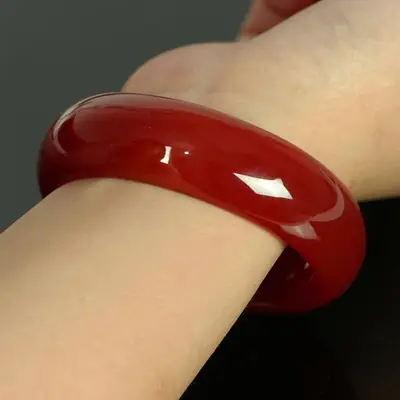 Red Agate Women's 15mm Bracelet National Style Gift