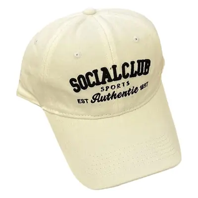2024 Social Club Sports Cap Women Cream Baseball