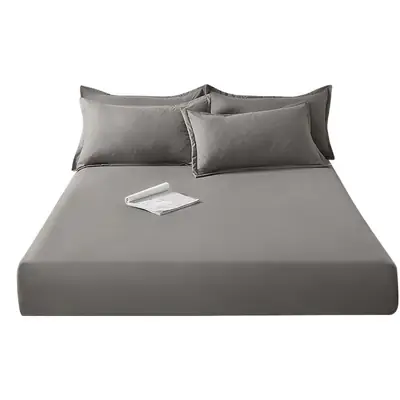 Cotton Mattress Cover Non-Slip Fixed Bed Cover Single-Piece Bed Sheet Bedspread Simmons Protective Cover Heated Mattress Cover