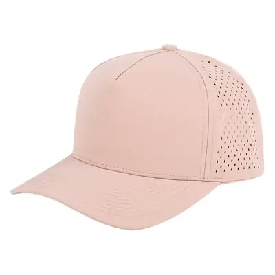 Women's Pink Laser Punched Sunscreen Cap