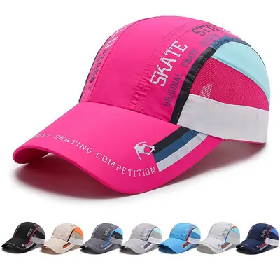 Men's Pink Street Skating Hat with 5/7 Logo