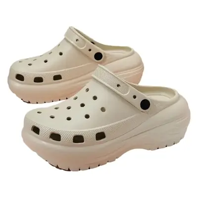 Black Cross Hole Women's Casual Sandals