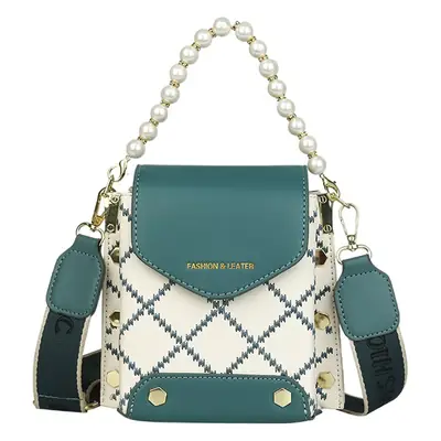 Women's Pearl Crossbody Bag Cream White 2024