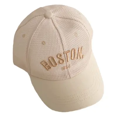 Kids Mesh Sunhat Cap Beige with "SHOYBOG" Print