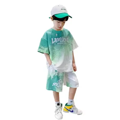 Boys Printed 2-Piece Summer Outfit 2026