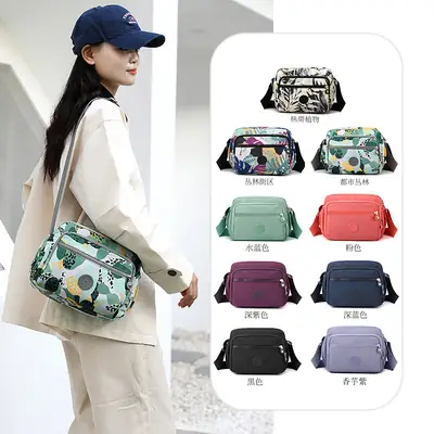 Multi-layer Nylon Crossbody Bag Women's Shoulder Bag