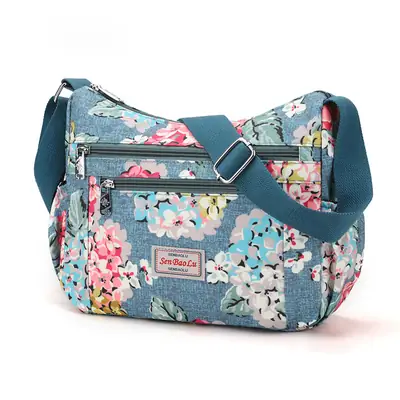 Women Printed Butterfly Shoulder Bag Large Capacity